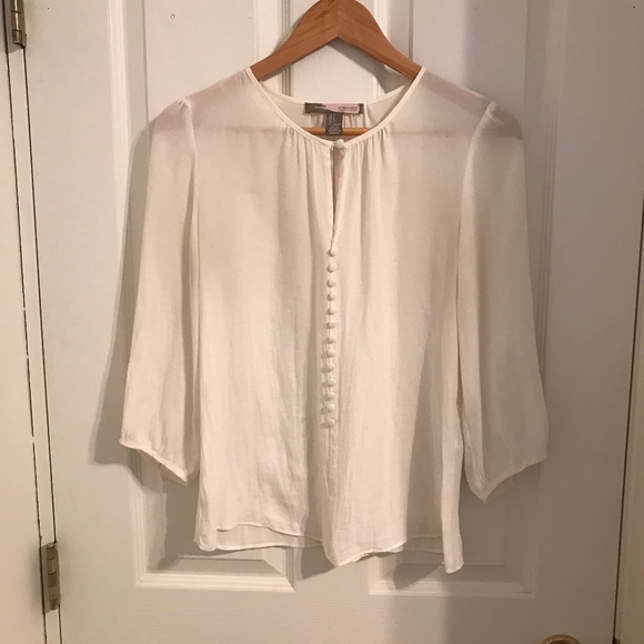 Forever21 Contemporary sheer dress shirt size small - Picture 1 of 3